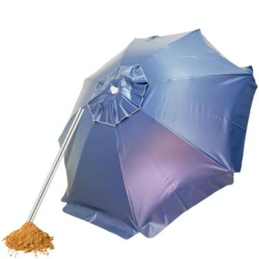 Imagem de Guarda Sol Resistente Qualidade Bagum 1,8M Praia Pesca Lazer - Bel, Az