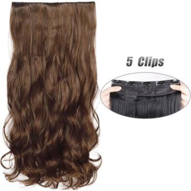 Imagem de Aplique de Cabelo Tic Tac em Fibra Bio Orgânica Ondulado  70cm Super N