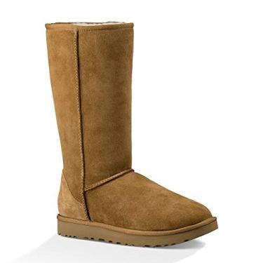 Imagem de UGG Bota feminina clássica de cano alto, Castanho, 37