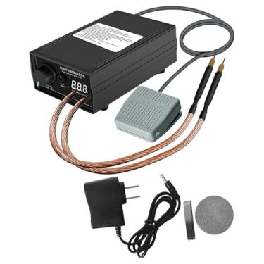 Imagem de KiBcsLic Acessório para máquina de solda por pontos, ferramenta de solda profissional operada por pedal, para uso doméstico, com bateria, robusta, 8000W,