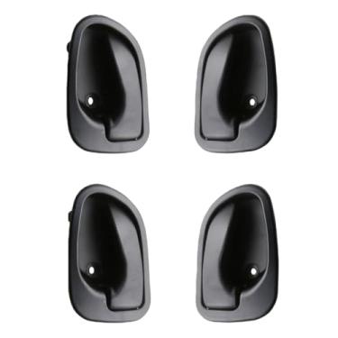 Imagem de Compatível com Hyundai Accent 1995 1996 1997 1998 1999 Maçaneta interna da porta dianteira traseira esquerda direita conjunto 4 peças 82620-22001 82610-22001