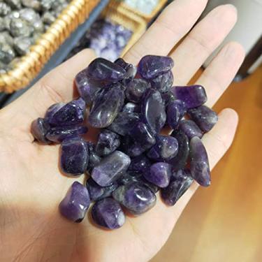 Imagem de Pedras preciosas para decoração de cristal natural cascalho amostra ametista decoração de casa para aquário pedra pedra cristal aura (tamanho : 300g)