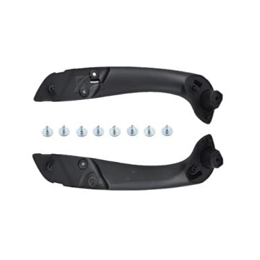 Imagem de Compatível com Renault Megane 3 III Fluence 2008-2016 Maçaneta da porta interna dianteira esquerda direita interna dentro da tampa externa 809600015R 197012651(Black-inside-L-R)