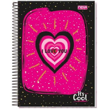 Imagem de CADERNO UNIVERSITÁRIO C/D ESPIRAL IT'S COOL 1 MATÉRIA 80 FLS GOFRADO