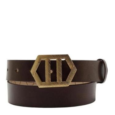 Imagem de Cinto Arezzo Médio Fivela Sextavada-Feminino