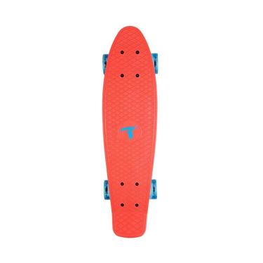 Imagem de Skate Traxart Mini Cruiser Laranja Com Rodas de Led 59 mm-Unissex