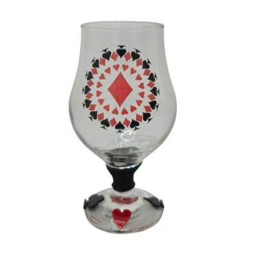 Imagem de Taça Cerveja Zé Pelintra Baralho Carta Ouro 400 ml - Bialluz