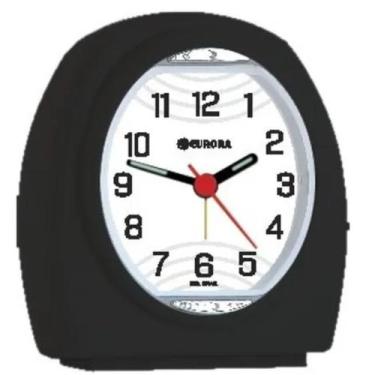 Imagem de Despertador Quartz Preto Eurora 2695