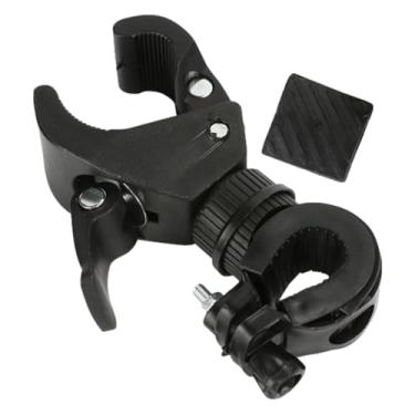 Imagem de Suporte de lanterna de bicicleta, à prova d'água, rotação de 360 graus, suporte de tocha de equipamento de ciclismo, para scooter, ciclismo, viagem, ao ar livre, passeios noturnos, passeios