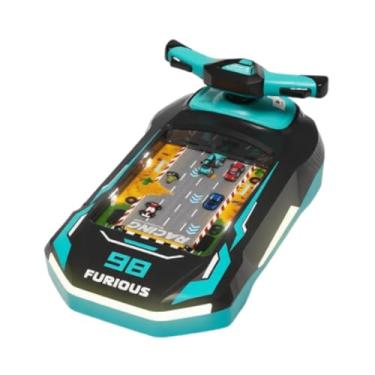 Imagem de MotiveTech Volante de brinquedo para carro de aventura com som, educativo, interativo, jogo de simulação de direção para crianças a partir de 3 anos, Azul