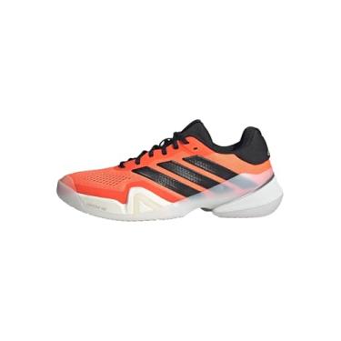 Imagem de adidas Tênis masculino Barricade 1/4, Laranja lúcido/preto/laranja puro, 39