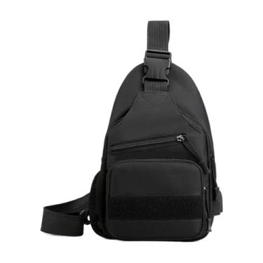 Imagem de Bolsa de peito feminina e masculina – Bolsa de ombro esportiva para treino – Bolsa de peito portátil, prática e flexível, Preto, Refer to description