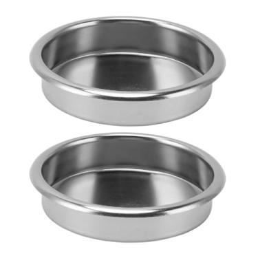 Imagem de Fabater Cesta de Filtro Cego de Inserção Backflush Durável de 58 Mm para Máquinas de café, Limpeza Eficiente, Material Premium, 2 Peças para Proprietários de Cafeterias e Baristas Domésticos