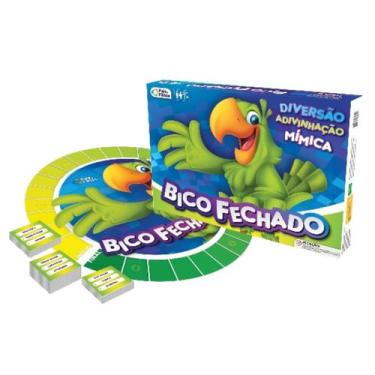 Imagem de Jogo de Mímica Bico Fechado Tabuleiro Infantil com Fichas Cartas Ampul