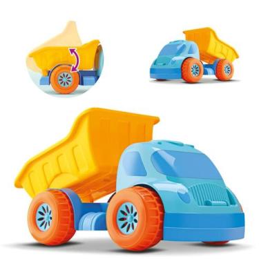 Imagem de Kit Balde de Praia + Caminhão Caçamba - Gava Toys