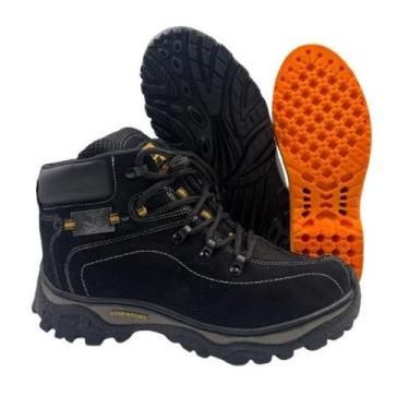 Imagem de Bota Botina Coturno Nobuk Segurança Sapatão Arthuro Preto - Catdragon,