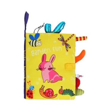 Imagem de Brinquedo Educativo Para Bebês 0-36M, Livro De Pano Interativo Com Som