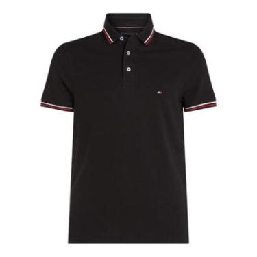 Imagem de Camisa Polo Tommy Hilfiger Tipped Slim Fit Masculino Marinho-Masculino