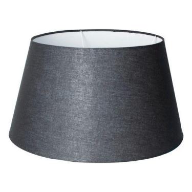 Imagem de Cúpula de Abajur luminária 25x30x20cm Tecido Algodão Soquete Nacional 