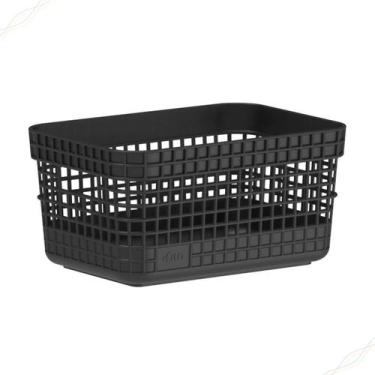 Imagem de Cesto Organizador Multiuso Grid 2,5L Caixa Closet Roupa Escritorio Coz