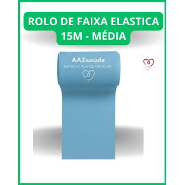 Imagem de Faixa Elástica Thera Band - 15 metros - Intensidade Média