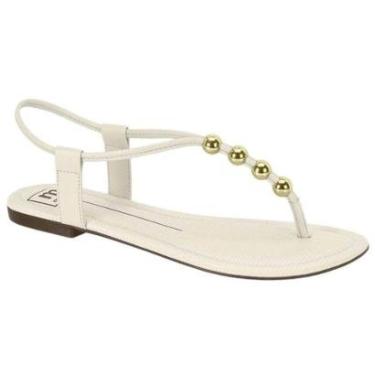 Imagem de Sandalia Rasteira Feminina Moleca Bolinhas Delicada Calce Fácil-Feminino