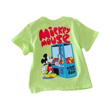 Imagem de Camiseta Infantil De Verão Com Estampa De Desenho Animado, Mickey, Mod