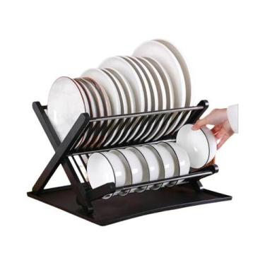 Imagem de Escorredor De Louça Ajustável Para Pia De Cozinha, Organizador De Prat