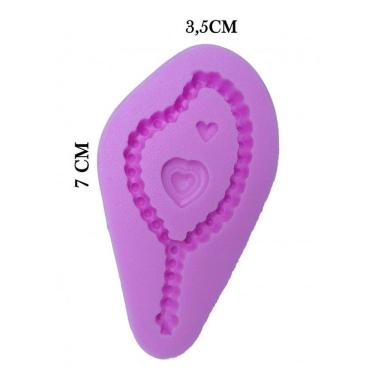 Imagem de Molde Silicone Terço Escapulário Batizado Crisma