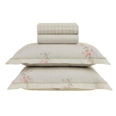 Imagem de Jogo de Cama Queen Karsten Percal 200 Fios Algodão 04 Peças, Tarsila