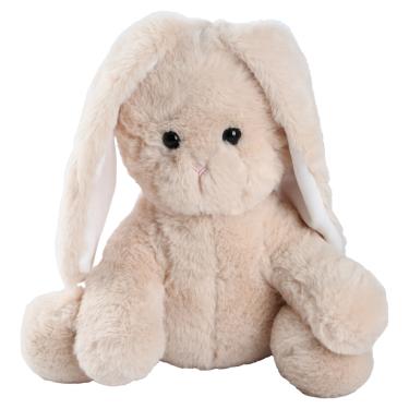 Imagem de Pelúcia Coelho Orelhudo Brink+ 30cm  Rosa e Branco Poliéster