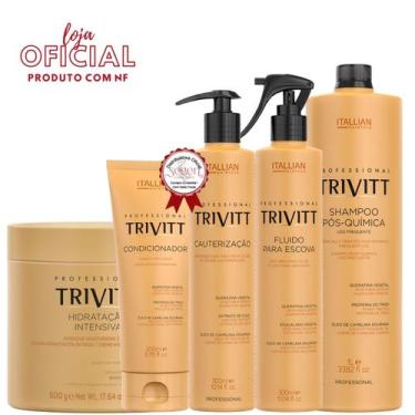 Imagem de Trivitt - Cauterização + Condicionador + Fluído para Escova +Hidrataçã
