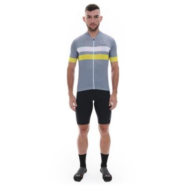 Imagem de Camisa Ciclismo Masculina Sport Marcio May Attack, PP, Cinza