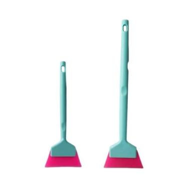 Imagem de Raspador De Borracha Para Vidros De Carro, Mini Ferramenta 2 Em 1 Para