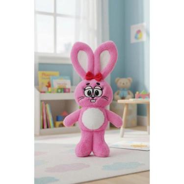 Imagem de 2x Pelúcia Coelho Gigante 50cm Super Fofo Anti-Alérgico - Congratulati