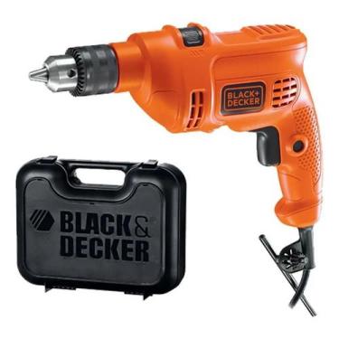 Imagem de Furadeira Impacto 3/8 Pol. + Maleta Tm500k Black+decker Cor - Congratu