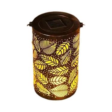 Imagem de Lanterna Solar Vintage De Metal Para Pendurar, À Prova d'Água, LED Par