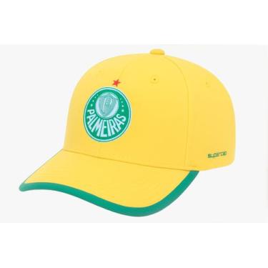 Imagem de Boné palmeiras patch amarelo bordado copa - SUPERCAP