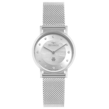 Imagem de Relógio Technos Feminino Slim Prata - 2025LUZ/1K
