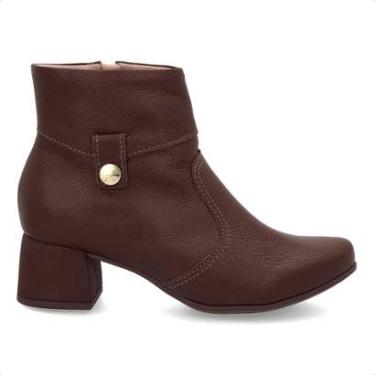 Imagem de Bota Usaflex Feminina Em Couro Detalhe AP04001-Feminino