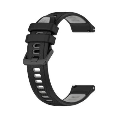 Imagem de Pulseira De Silicone 20/22mm Para Amazfit Bip 6 GTR Huawei Watch GT 5 