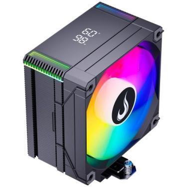 Imagem de Air Cooler Gamer Rise Mode Temp 6 Black, ARGB, AMD e Intel, 120mm, Pre