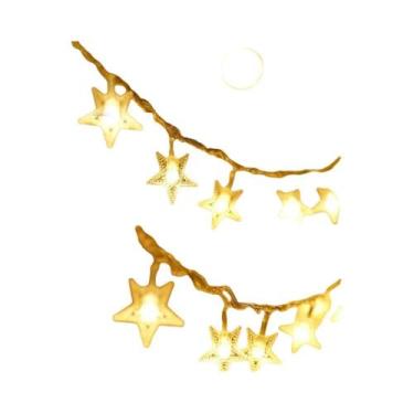 Imagem de Luzes De Cadeia LED Em Forma De Estrela Para Decoração De Festas, Casa