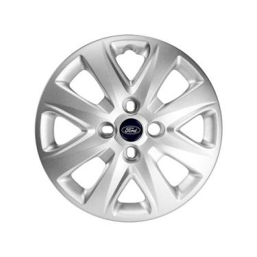 Imagem de Calota Ford Ka + 2014 2015 Aro 14 Emblema Resinado Azul - GFM