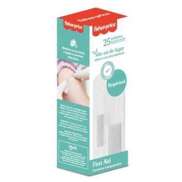 Imagem de Curativo Transparente Caixa com 25un Fisher Price - HC565 - Multi Saúd