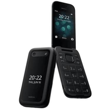 Imagem de Celular Nokia Flip 4G Wifi Câmera, Dupla Tela, Teclas e Tela Grande