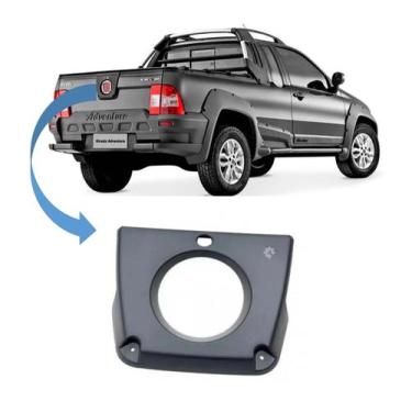 Imagem de Moldura Central Tampa Traseira Fiat Strada 2008 2018 Original