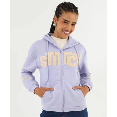 Imagem de Casaco Feminino Moletom Capuz Stitch Azul - Disney, Azul, P