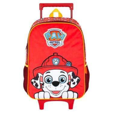 Imagem de Mochila De Rodinhas Infantil Patrulha Canina Estampado - Luxcel, Verme