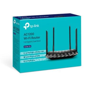 Imagem de Roteador wireless Archer C6 tplink - Tp-link, preto, Bivolt